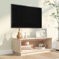 TV-benk 90x35x35 cm heltre furu