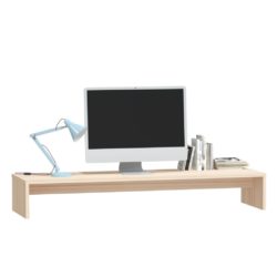 Monitorstativ 100x27x15 cm heltre furu