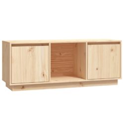 TV-benk 110,5x35x44 cm heltre furu