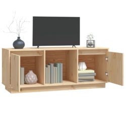 TV-benk 110,5x35x44 cm heltre furu