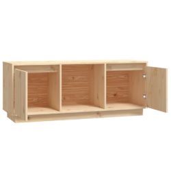 TV-benk 110,5x35x44 cm heltre furu