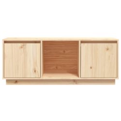 TV-benk 110,5x35x44 cm heltre furu