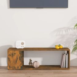 TV-benk røkt eik 100x24x32 cm konstruert tre