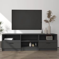 TV-benk svart 150×33,5×45 cm konstruert tre