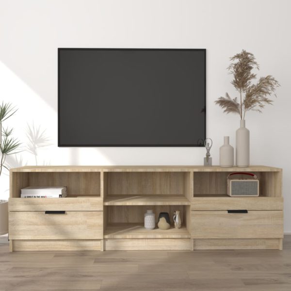 TV-benk sonoma eik 150×33,5×45 cm konstruert tre