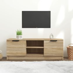 TV-benk sonoma eik 102x35x36,5 cm konstruert tre