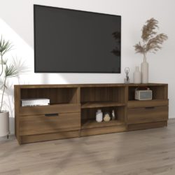 TV-benk brun eik 150×33,5×45 cm konstruert tre