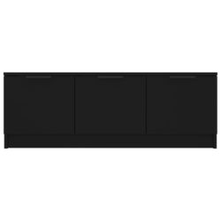 TV-benk svart 102x35x36,5 cm konstruert tre