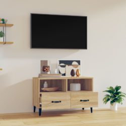 TV-benk sonoma eik 80x36x50 cm konstruert tre