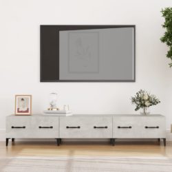 TV-benk betonggrå 150×34,5×30 cm konstruert tre