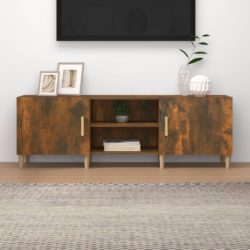 TV-benk røkt eik 150x30x50 cm konstruert tre