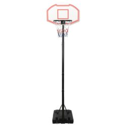 Basketballstativ hvit 282-352 cm polyeten