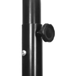 Basketballstativ hvit 282-352 cm polyeten