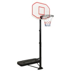 Basketballstativ hvit 258-363 cm polyeten