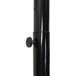 Basketballstativ hvit 258-363 cm polyeten