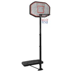 Basketballstativ svart 258-363 cm polyetylen