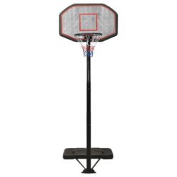 Basketballstativ svart 258-363 cm polyetylen