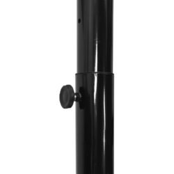 Basketballstativ svart 258-363 cm polyetylen