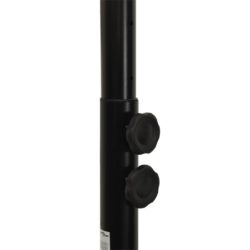 Basketballstativ svart 216-250 cm polyeten