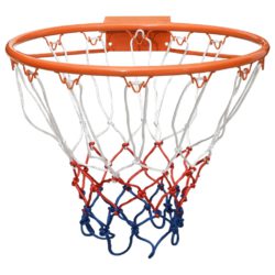 Basketballkurv oransje 39 cm stål