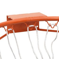 Basketballkurv oransje 39 cm stål