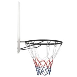 Bakplate for basketballkurv hvit 90x60x2 cm polyeten