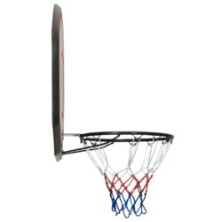 Basketballplate svart 109x71x3 cm polyeten