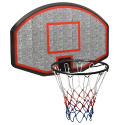 Basketballplate svart 90x60x2 cm polyeten