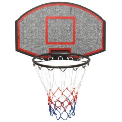 Basketballplate svart 71x45x2 cm polyeten