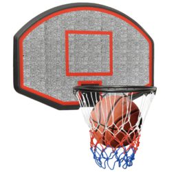 Basketballplate svart 71x45x2 cm polyeten