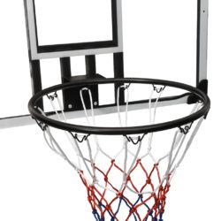 Basketballplate gjennomsiktig 90x60x2,5 cm polyeten