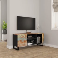 TV-benk 105x33x46 cm gjennvunnet heltre