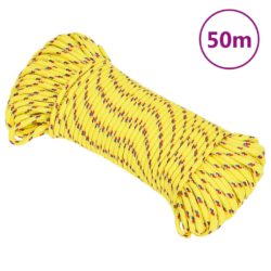 Båttau gul 3 mm 50 m polypropylen