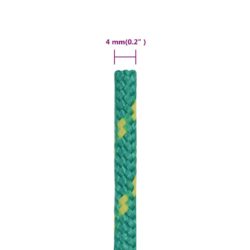 Båttau grønn 4 mm 250 m polypropylen