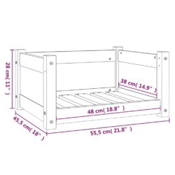 Hundeseng 55,5×45,5×28 cm heltre furu