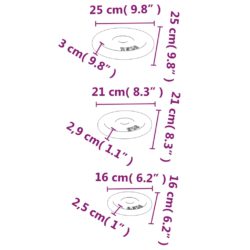 Vektskiver 6 stk 30 kg støpejern