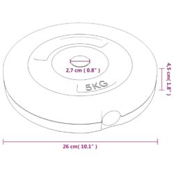 Vektskiver 4 stk 30 kg sement