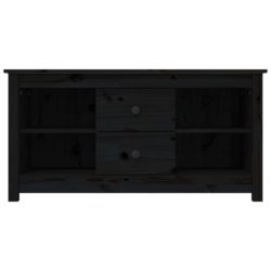 TV-benk svart 103×36,5×52 cm heltre furu