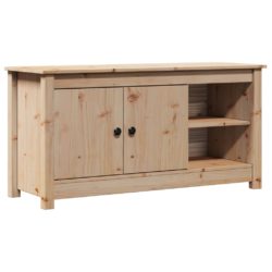 TV-benk 103×36,5×52 cm heltre furu