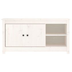 TV-benk hvit 103×36,5×52 cm heltre furu