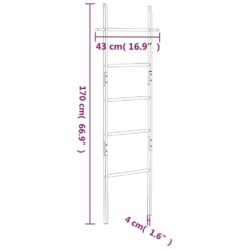 Håndklestige 170 cm heltre valnøtt