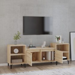 TV-benk sonoma eik 160x35x55 cm konstruert tre