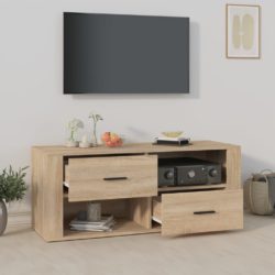 TV-benk sonoma eik 100x35x40 cm konstruert tre