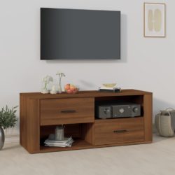 TV-benk sonoma eik 100x35x40 cm konstruert tre