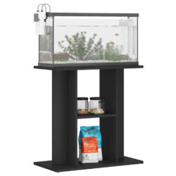 Akvariumstativ svart 60x30x60 cm konstruert tre