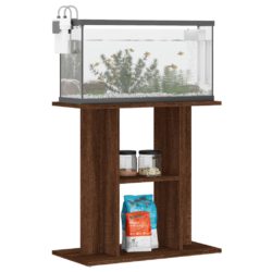 Akvariumstativ brun eik 60x30x60 cm konstruert tre