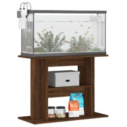 Akvariumstativ brun eik 80x35x60 cm konstruert tre