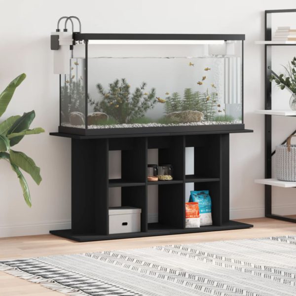 Akvariumstativ svart 120x40x60 cm konstruert tre