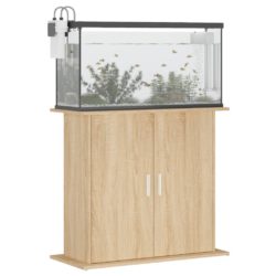 Akvariumstativ sonoma eik 81x36x73 cm konstruert tre