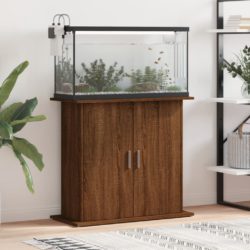 Akvariumstativ brun eik 81x36x73 cm konstruert tre